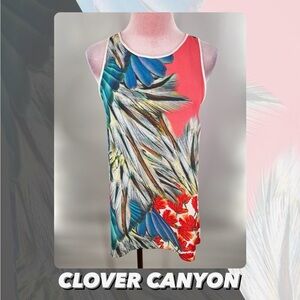 EUC Clover Canyon Multi Print Blouse